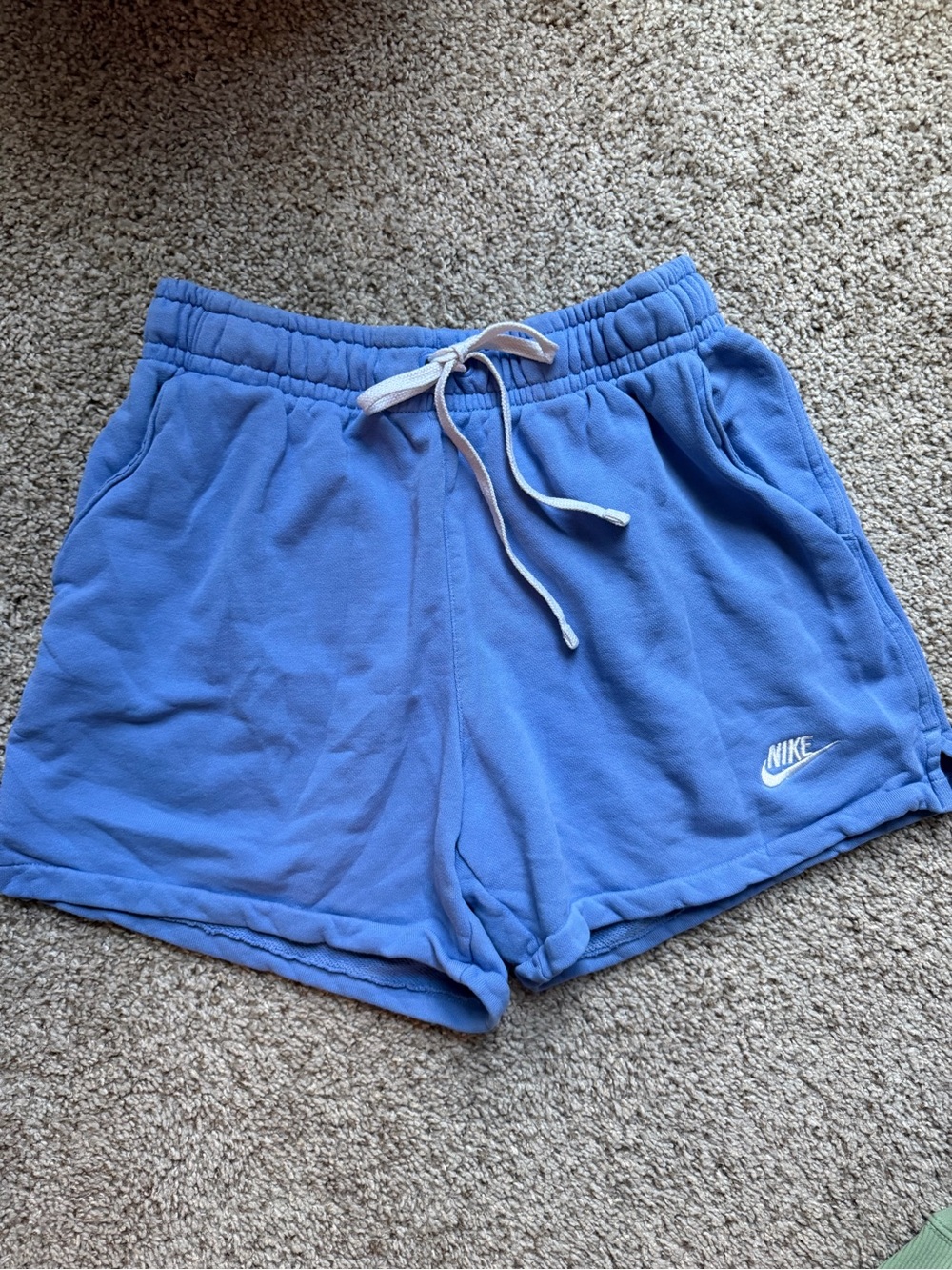 Nike Light Blue Women's Lounge Athletic Shorts